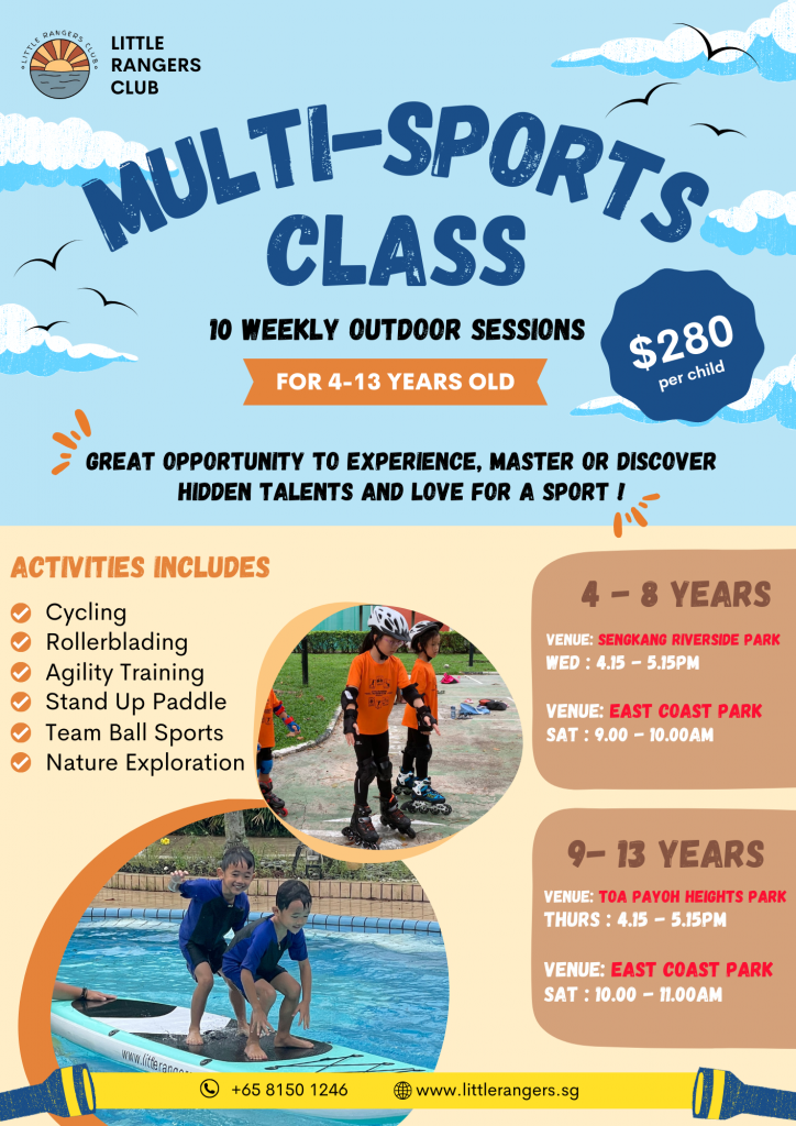 Multi Sports Weekly Outdoor Class for Kids in various locations