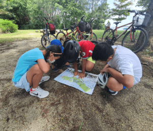 treasure hunt and running man challenge for kids