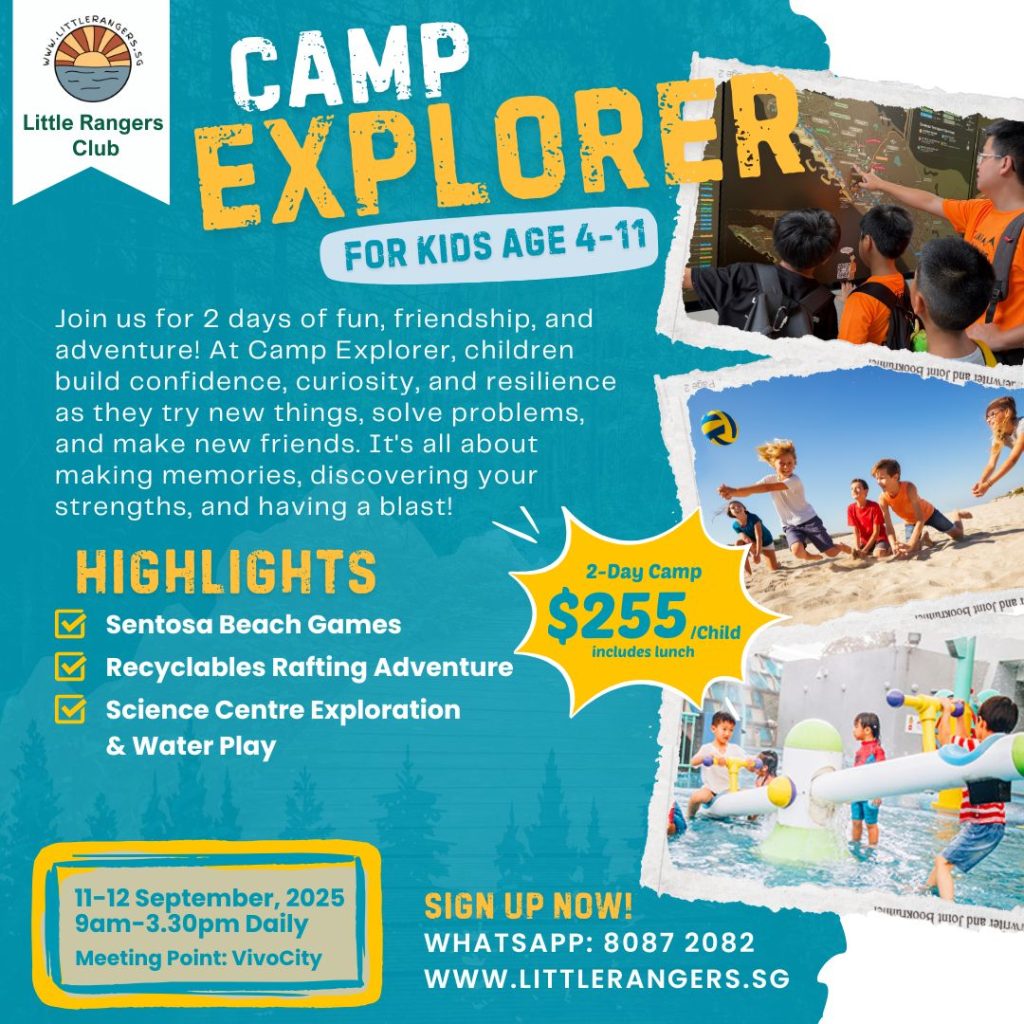 2 day Sept holiday camp in Singapore for kids age 4-11